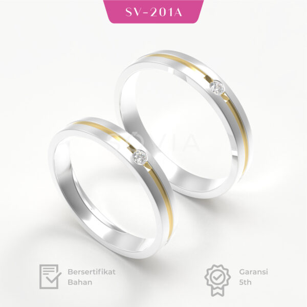 Cincin Kawin Cincin Platinum SV-201