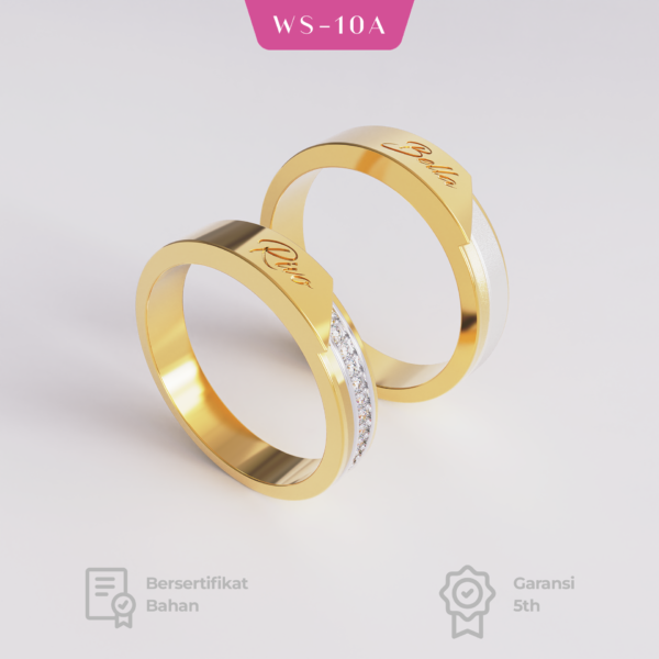 Cincin Nikah Cincin Palladium Cincin Platinum WS-10