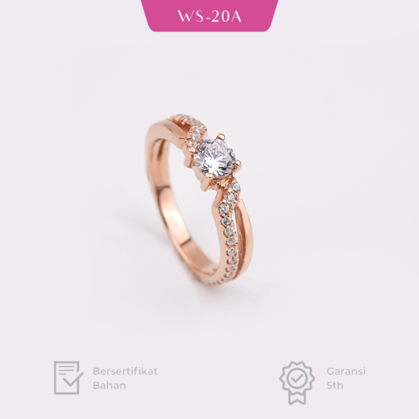 Cincin Nikah Cincin Tunangan Cincin Platinum WS-20