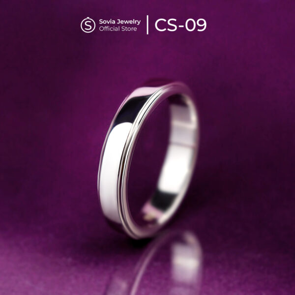 Cincin Kawin Cowok Palladium 5% CS-L09